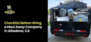 Haul Away Company in Altadena, CA