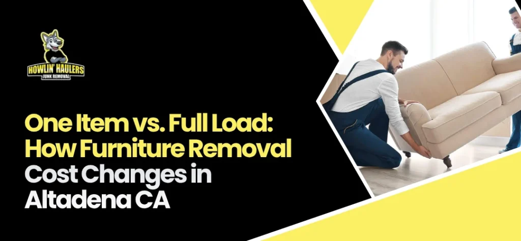 furniture removal near me Altadena CA